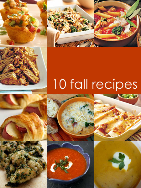 10 fall recipes soups