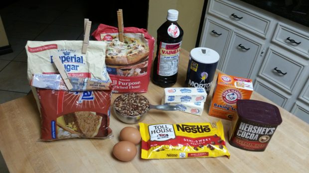 Chocolate Chocolate Chip Cookie Ingredients
